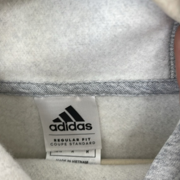 ADIDAS
Big Girls Long Sleeve Essential Sportswear Logo Heather Hoodie Sz 10/12 - Picture 8 of 8